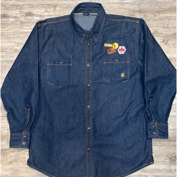 Rocawear Denim Long Sleeve Shirt Jacket